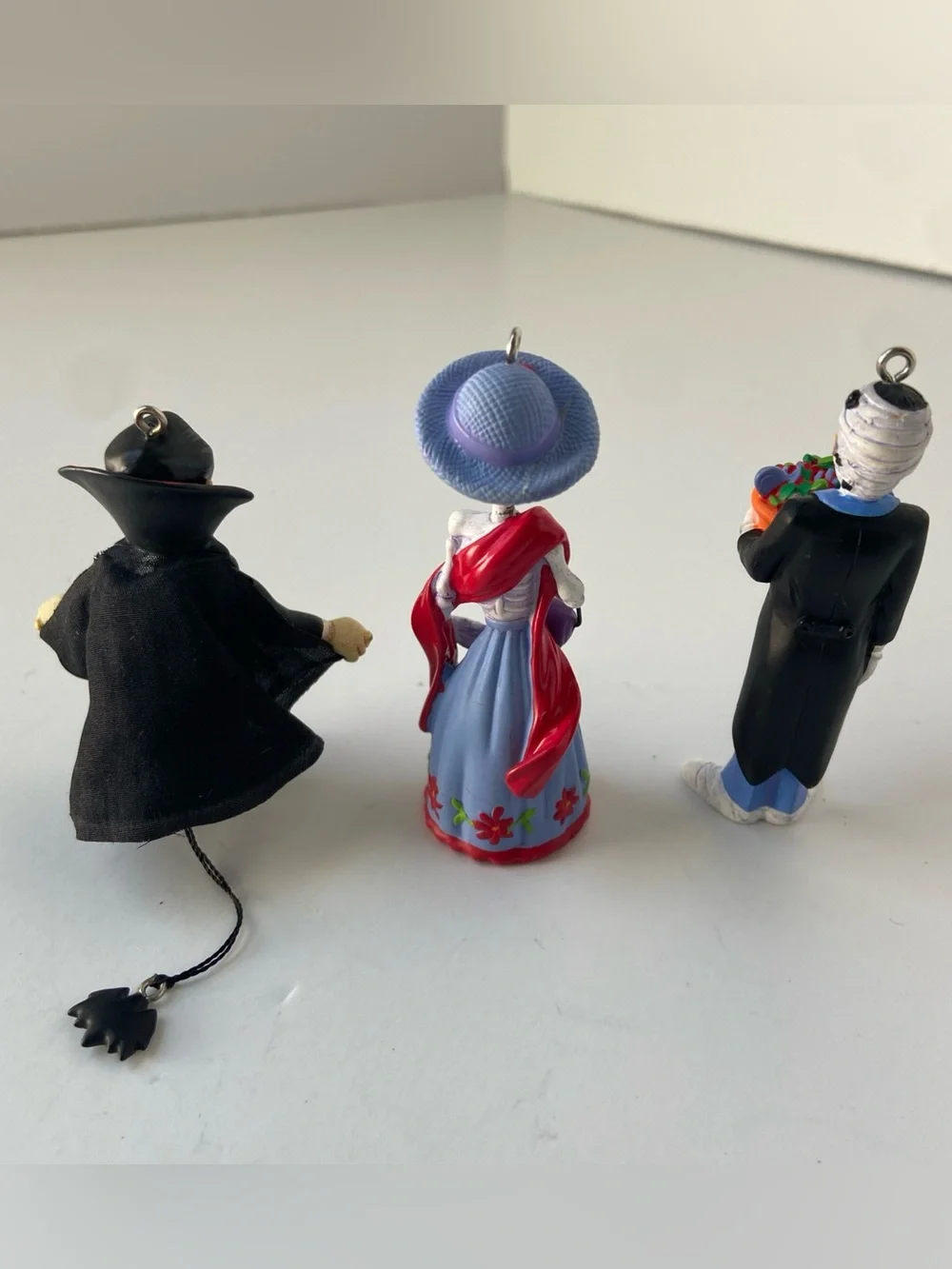 Hallmark Keepsake Ornament Lot of 3 Halloween 04’/05’ Dracula The Master Mummy